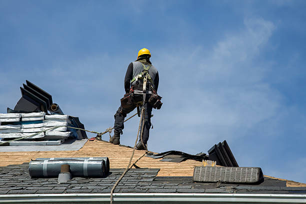 Professional Roofing technician working in Ambler, PA
